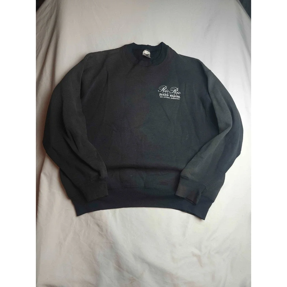 Vintage 90s Rio Rio Cantina Naked Iguana San Antonio Riverwalk Sweatshirt XL USA